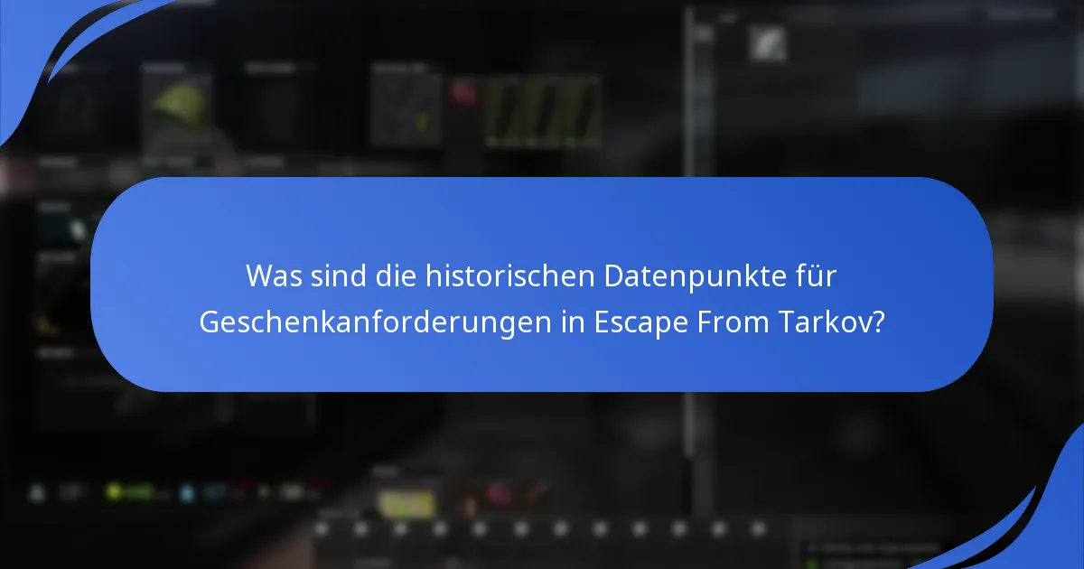 Welche vergangenen Belohnungen wurden in Escape From Tarkov angeboten?