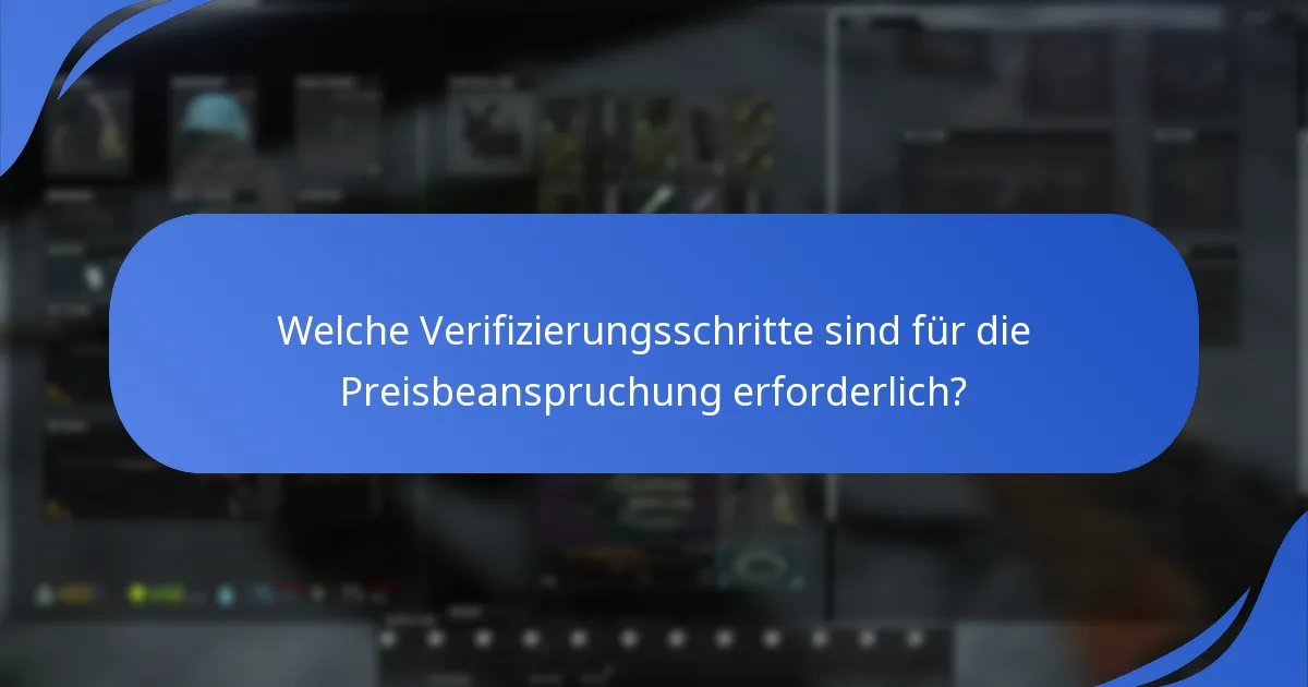 Welche Verifizierungsschritte sind für die Preisbeanspruchung erforderlich?